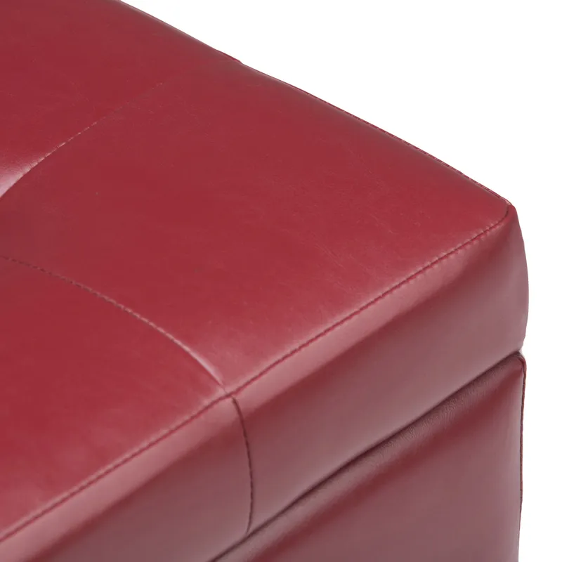 Cosmopolitan - Storage Ottoman - Red