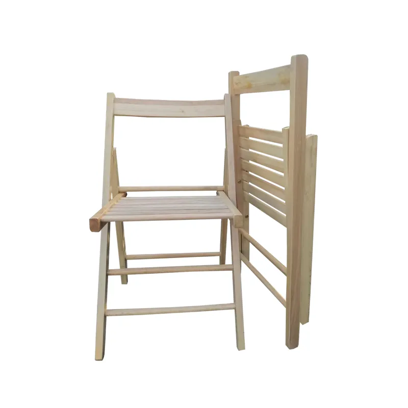 Folding Chair, Foldable Style (Set of 2) - Natural