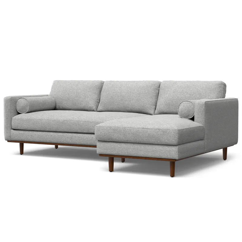 Morrison - Right Sectional Sofa - Mist Grey