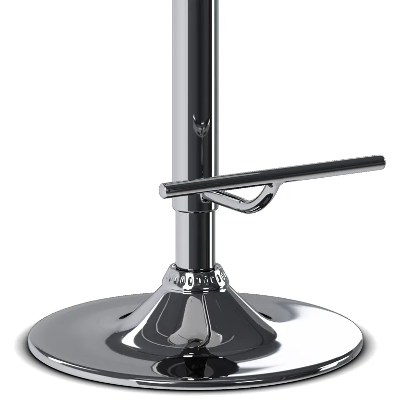 Marana - Bentwood Adjustable Swivel Bar Stool - Light Grey