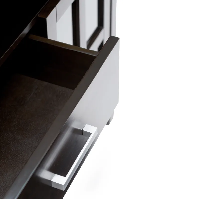 Kitchener - Tall TV Media Stand - Hickory Brown