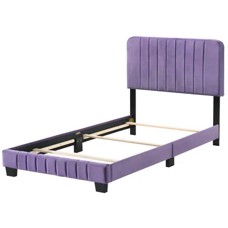 Lodi - G0502-TB-UP Twin Bed - Purple