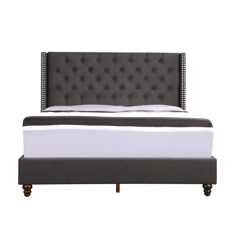 Julie - G1906-FB-UP Full Upholstered Bed - Black