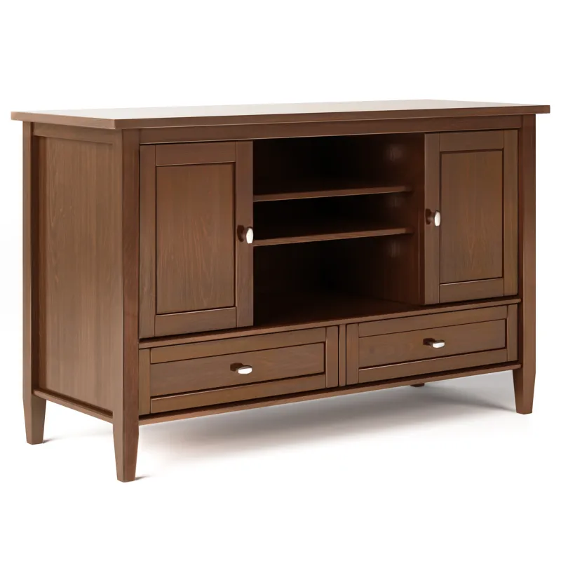 Warm Shaker - TV Media Stand - Russet Brown