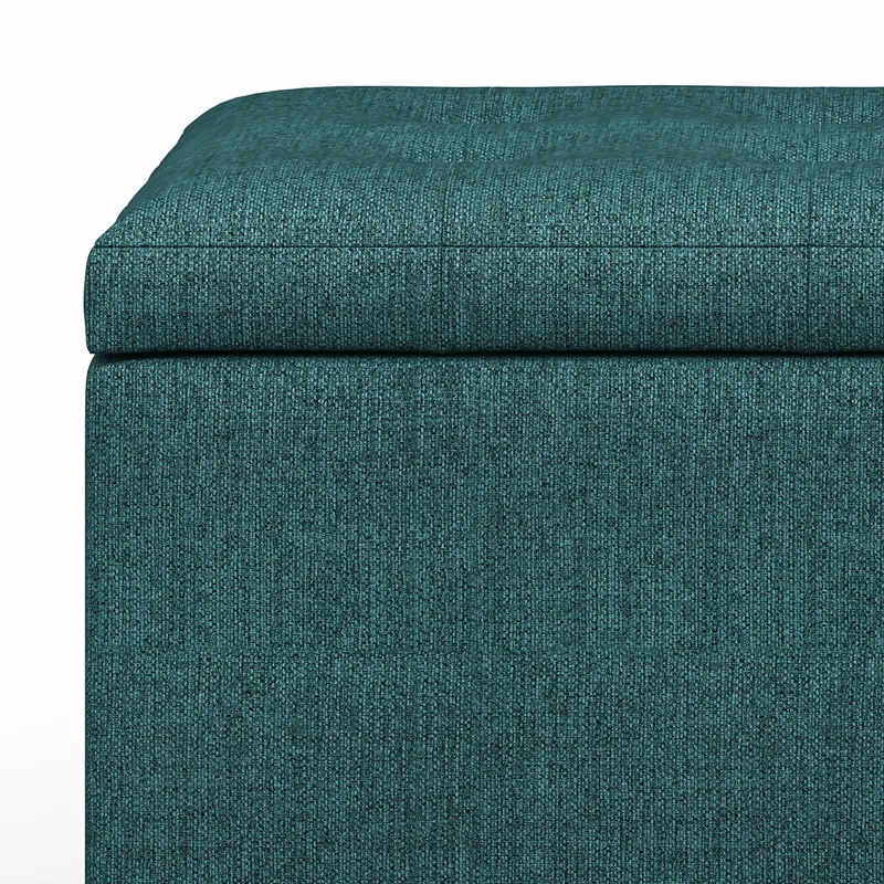Cosmopolitan - Storage Ottoman - Teal