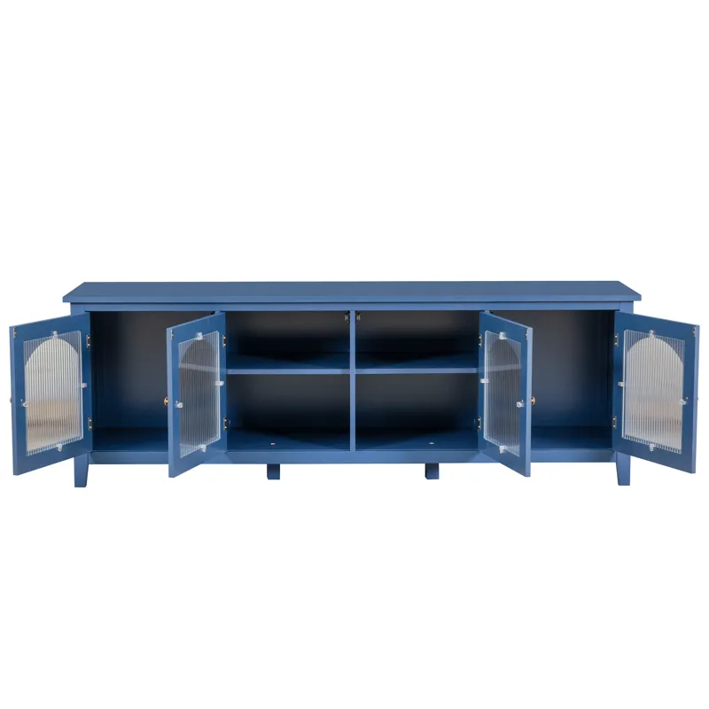 StylishTVcabinet Entertainment CenterTV Stand, TVconsoletable, Media Console, Solidwood Frame, Chang