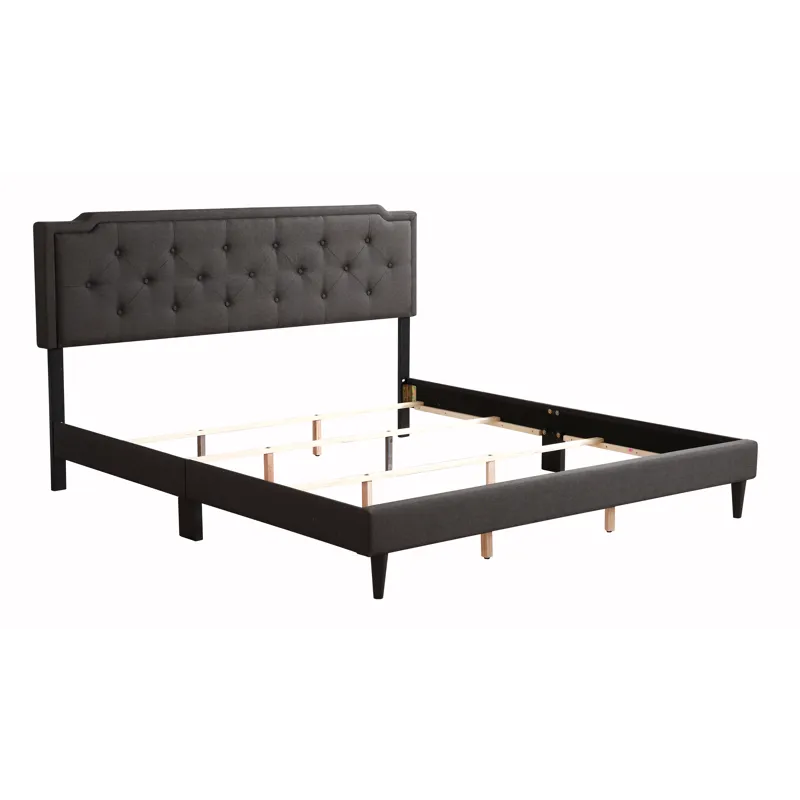 Deb - G1106-QB-UP Queen Bed (All in One Box) - Black