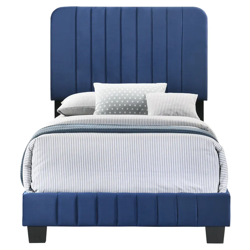 Lodi - G0409-TB-UP Twin Bed - Navy Blue