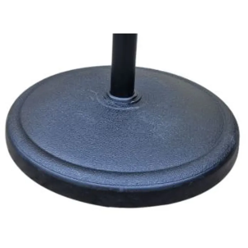 42 Pound Round Resin Umbrella Base - Black