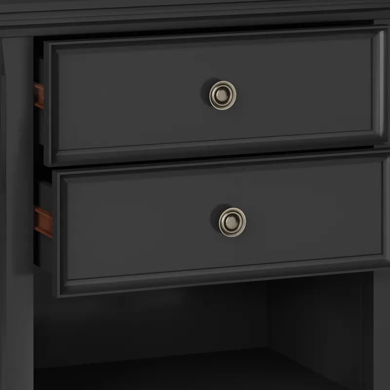 Amherst - Bedside Table - Black