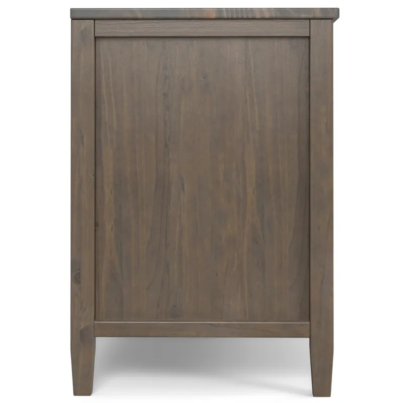 Ela - 72\" TV Media Stand - Smoky Brown