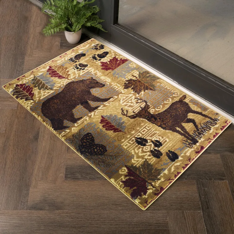 Nature\'s Nest - GC_CBL3002 Multi 7\' x 10\' Lodge Area Rug
