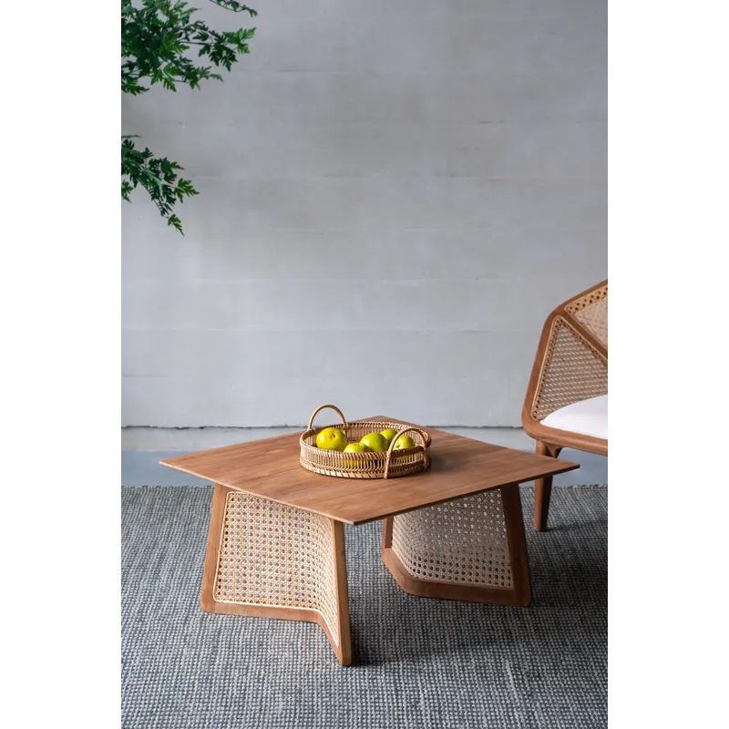 Teak Coffee Table - Natural Brown