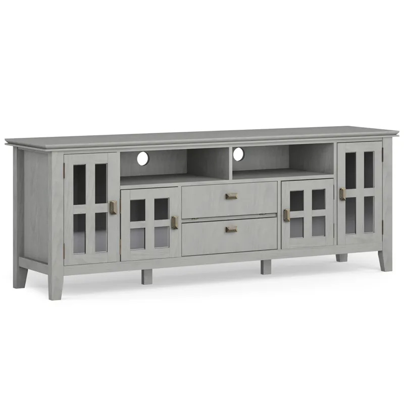 Artisan - 72\" TV Media Stand - Fog Grey