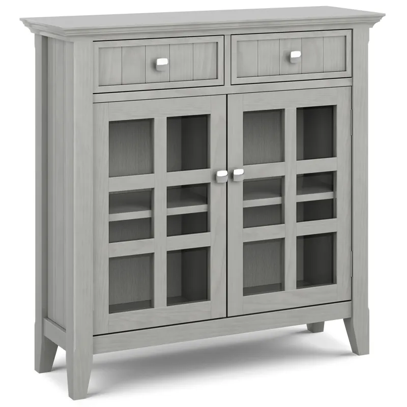 Acadian - Entryway Storage Cabinet - Fog Grey