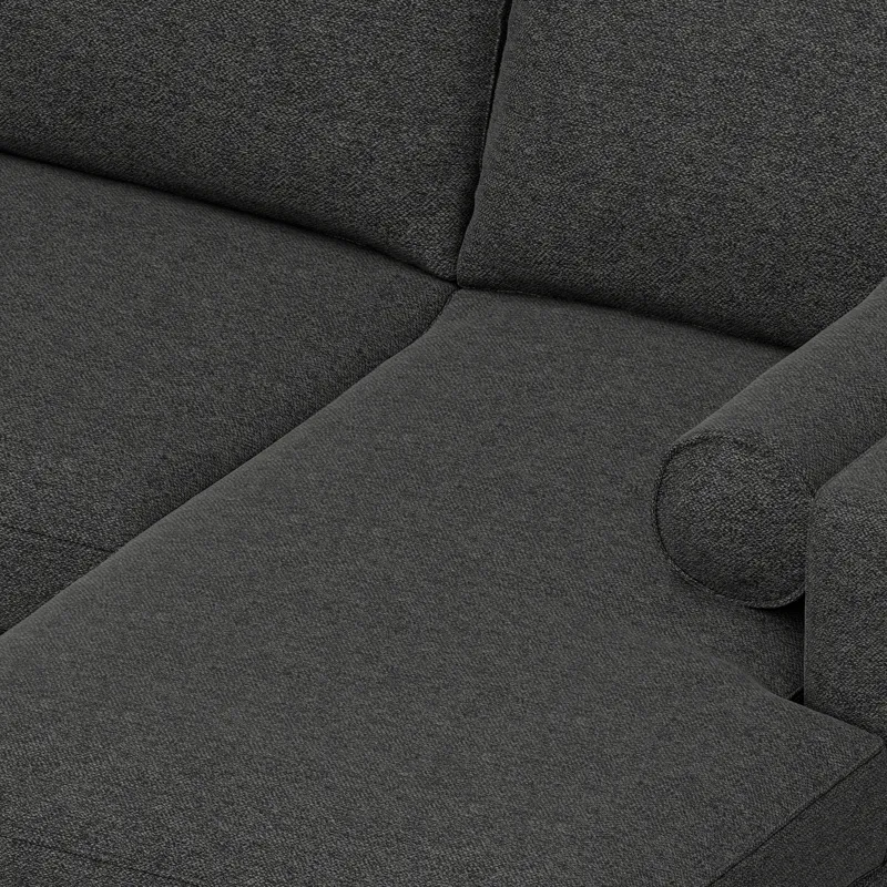 Morrison - Right Sectional Sofa - Charcoal Grey