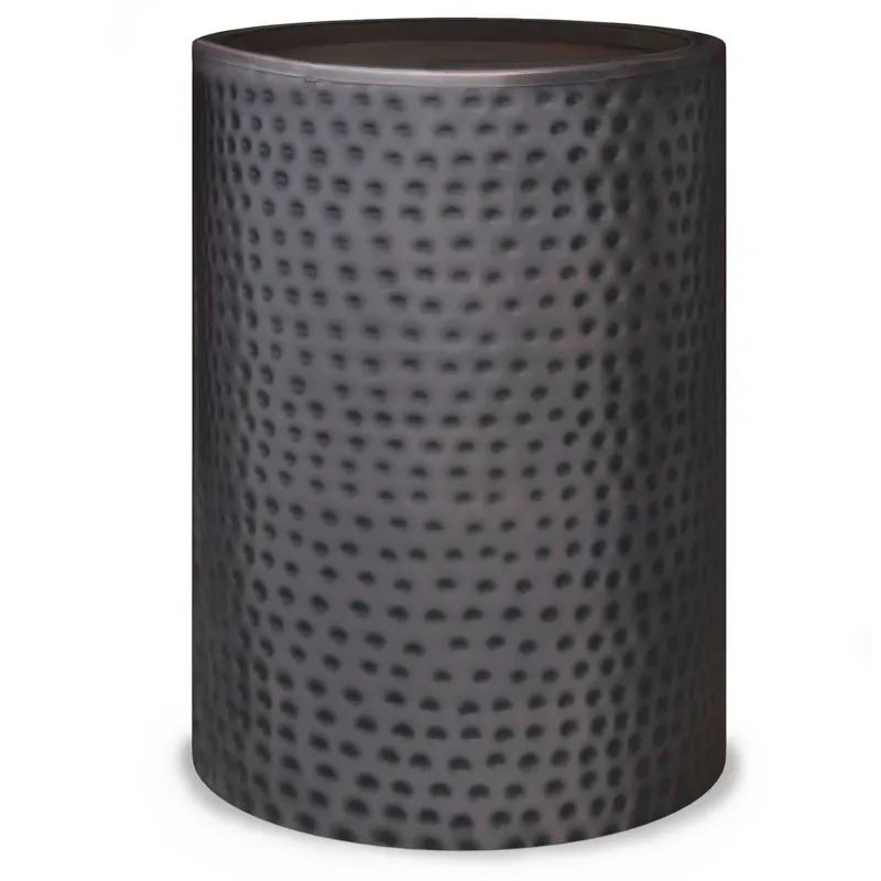 Corbin - Metal Side Table - Hammered Antique Copper