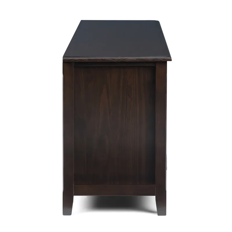 Burlington - 72" TV Media Stand - Mahogany Brown