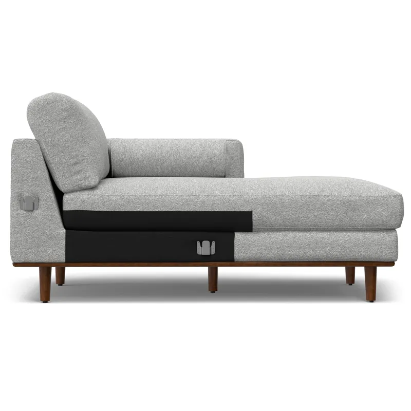 Morrison - Right Sectional Sofa - Mist Grey