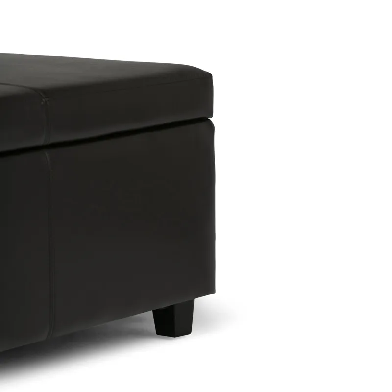 Avalon - Storage Ottoman Bench - Tanners Brown
