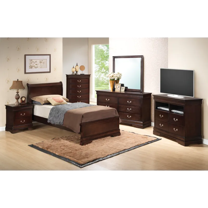 Louis Phillipe - G3125E-TB3 Twin Bed - Cappuccino