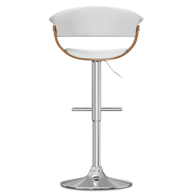 Sheldon - Adjustable Swivel Bar Stool - White