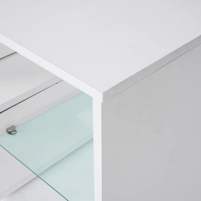 TV Stand With Storage 43\" LED Modern TV Media Console Entertainment Center With Drawer TV Cabinet F