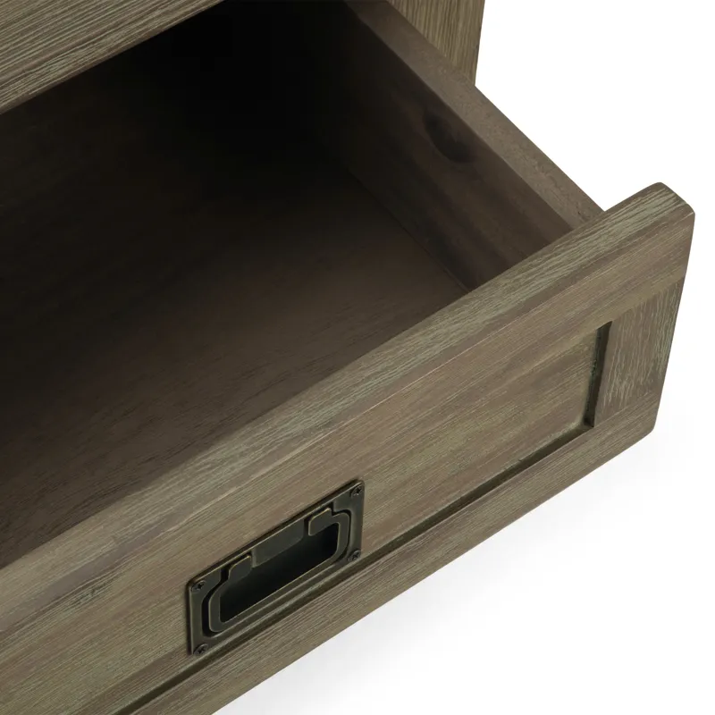 Monroe - End Table - Distressed Grey