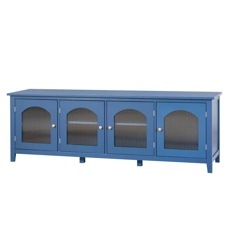 StylishTVcabinet Entertainment CenterTV Stand, TVconsoletable, Media Console, Solidwood Frame, Chang