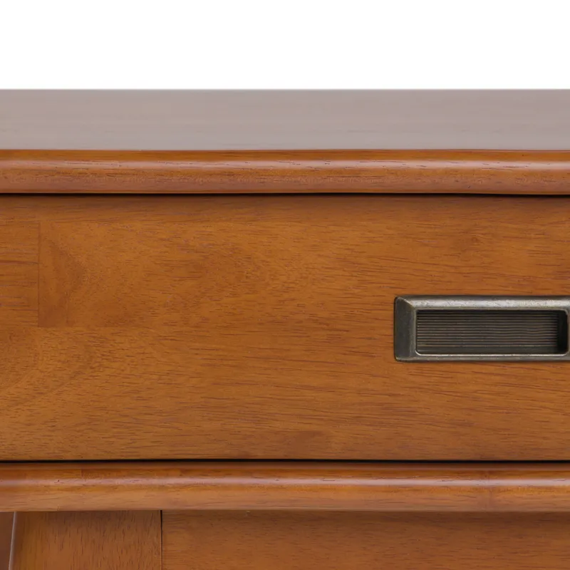 Draper - Mid Century End Table - Teak Brown