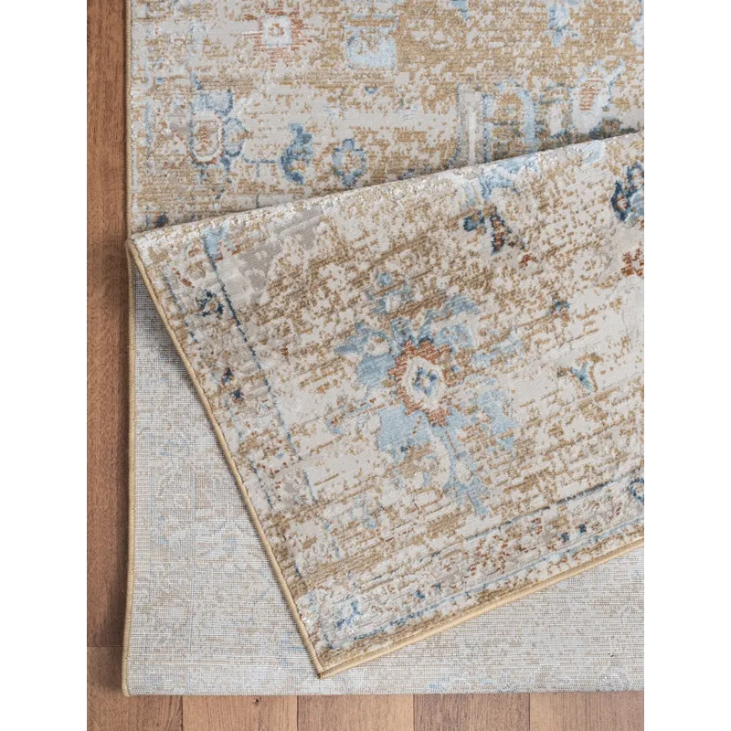 Noble - GC_GEN7008 Gold 2\' x 3\' Area Rug