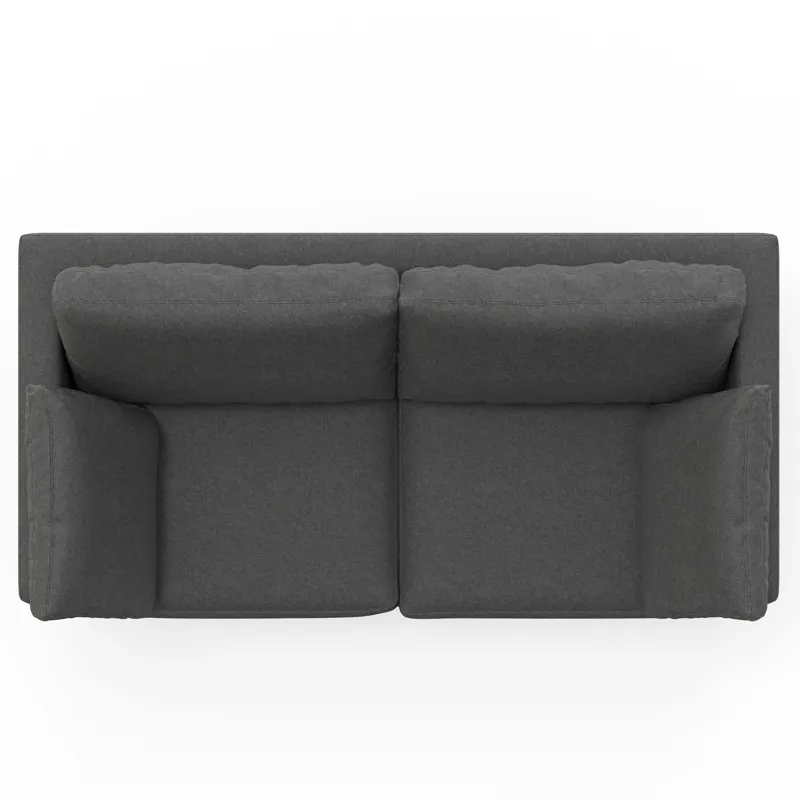 Ava - 76\" Mid Century Sofa - Pebble Gray