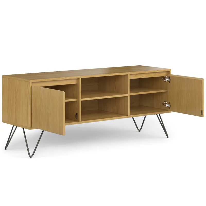 Hunter - TV Media Stand - Oak Veneer