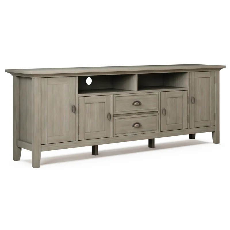 Redmond - 72\" TV Media Stand - Distressed Grey