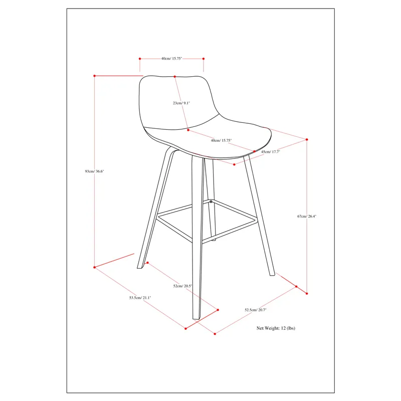 Randolph - Bentwood Counter Height Stool (Set of 2) - Black