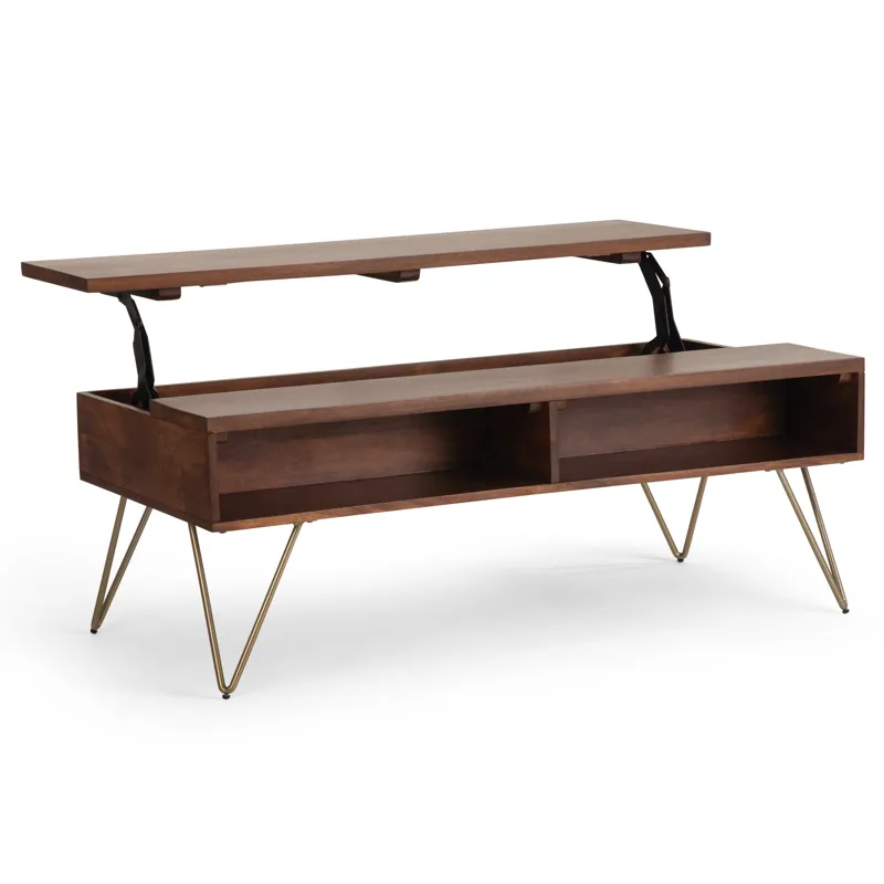 Hunter - Lift Top Coffee Table - Umber Brown