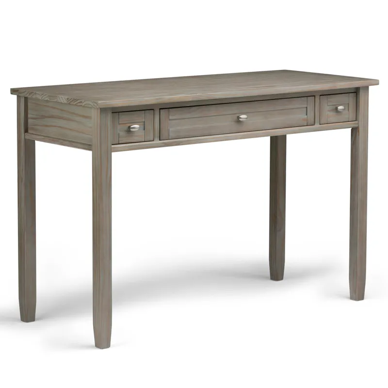 Warm Shaker - Desk - Distressed Grey