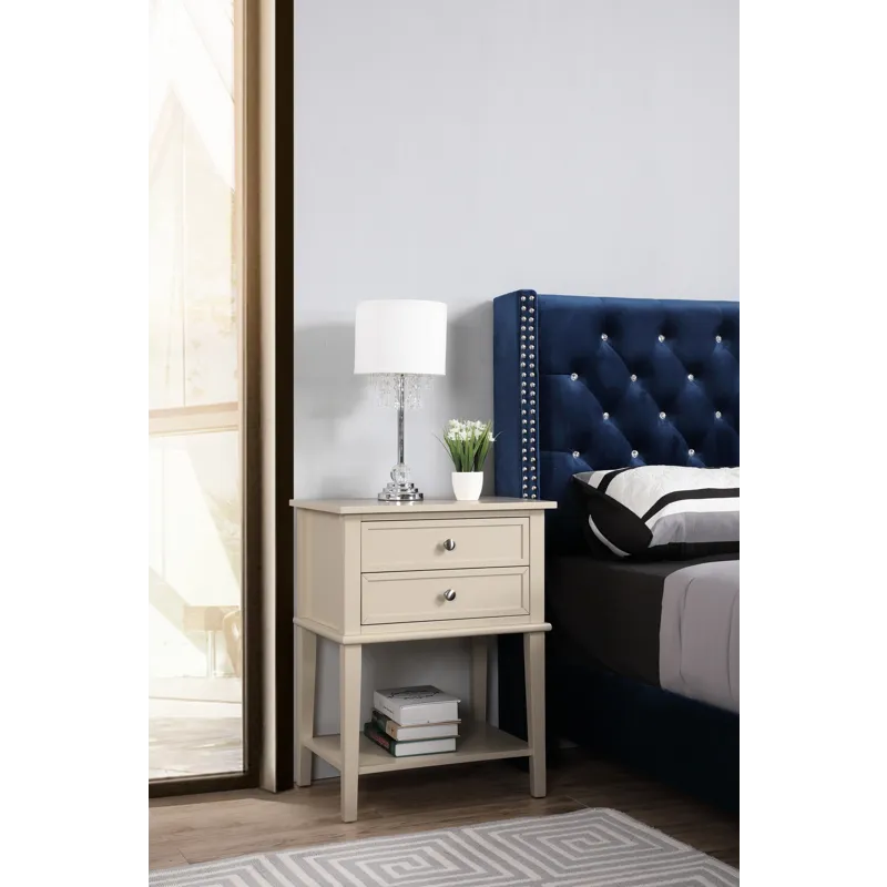 Newton - G066-N Nightstand - Beige