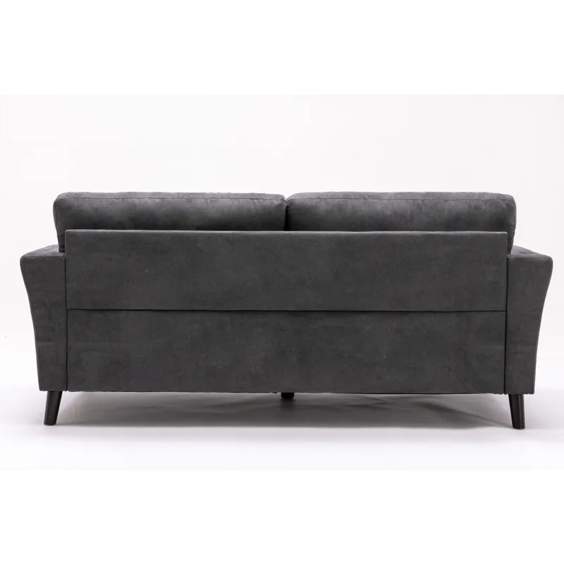 Damian - Woven Fabric Sofa - Gray