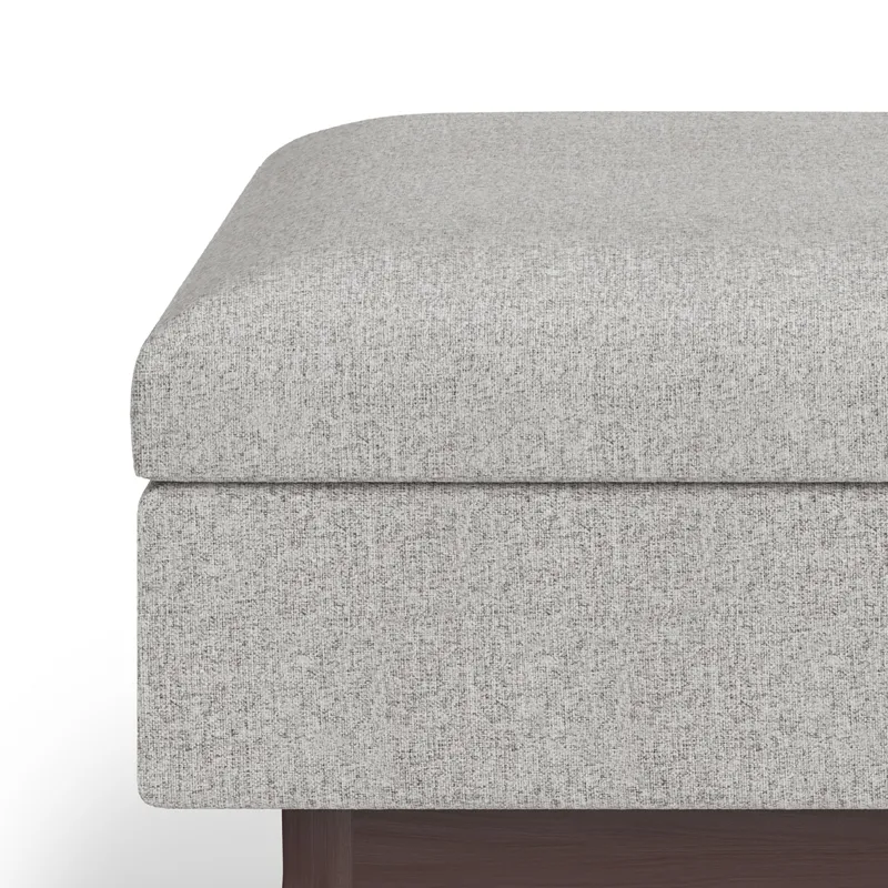 Owen - Coffee Table Storage Ottoman - Cloud Grey