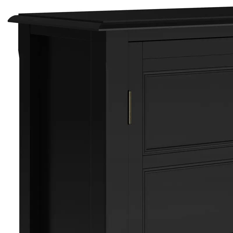 Burlington - Low Storage Cabinet - Black