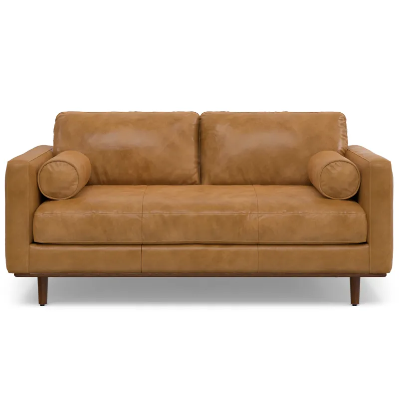 Morrison - 72" Sofa and Ottoman Set - Sienna