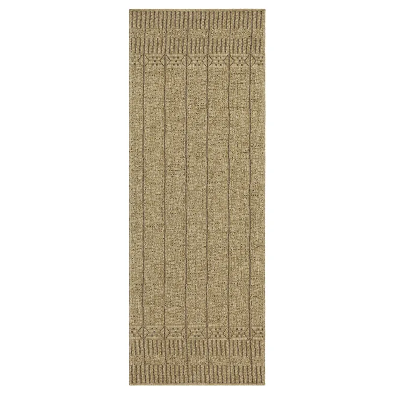 Earth - 2\'7\" X 7\'3\" Indoor / Outdoor, Area Rug - Jute / Mocha