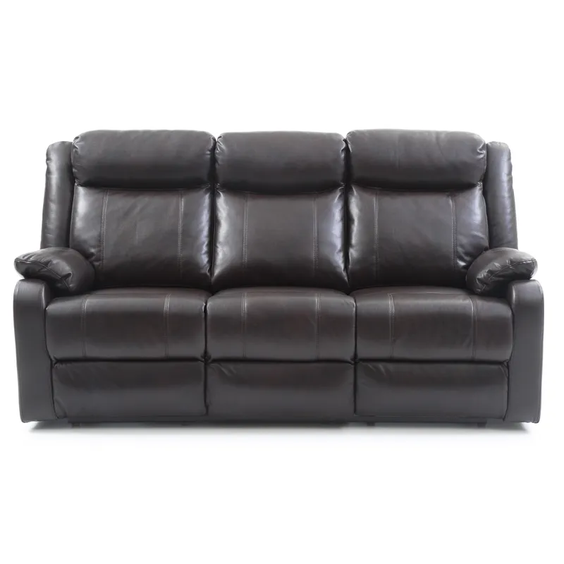 Ward - G760A-RS Double Reclining Sofa - Dark Brown