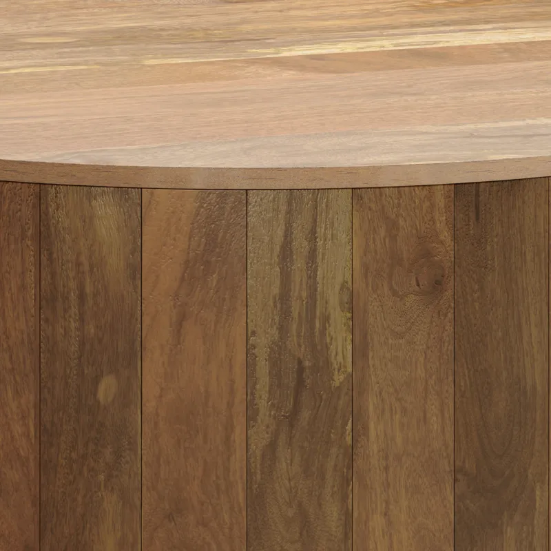 Millbury - Drum Coffee Table - Natural