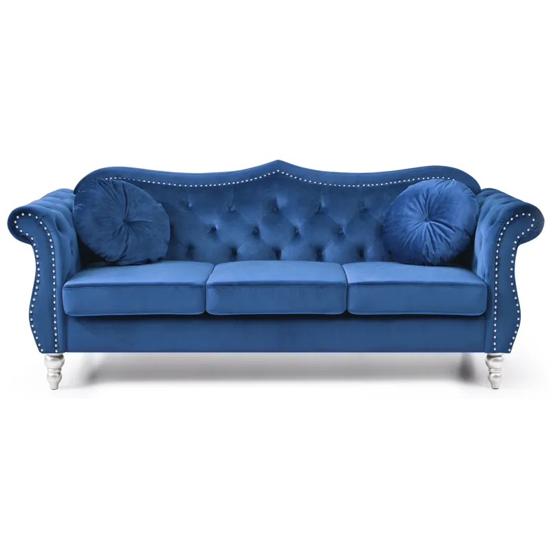 Hollywood - G0661A-S Sofa - Navy Blue