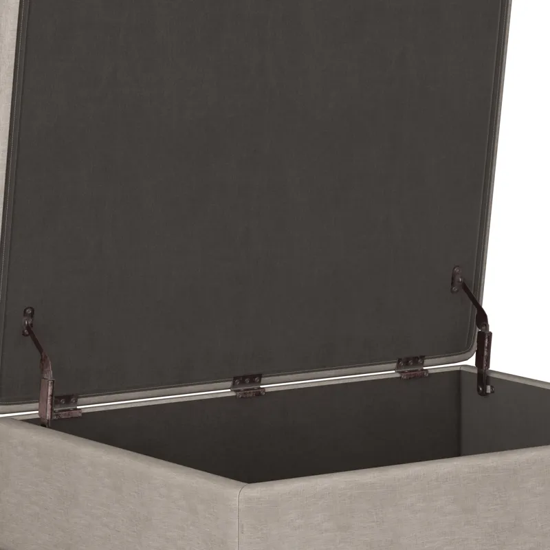 Owen - Coffee Table Storage Ottoman - Natural