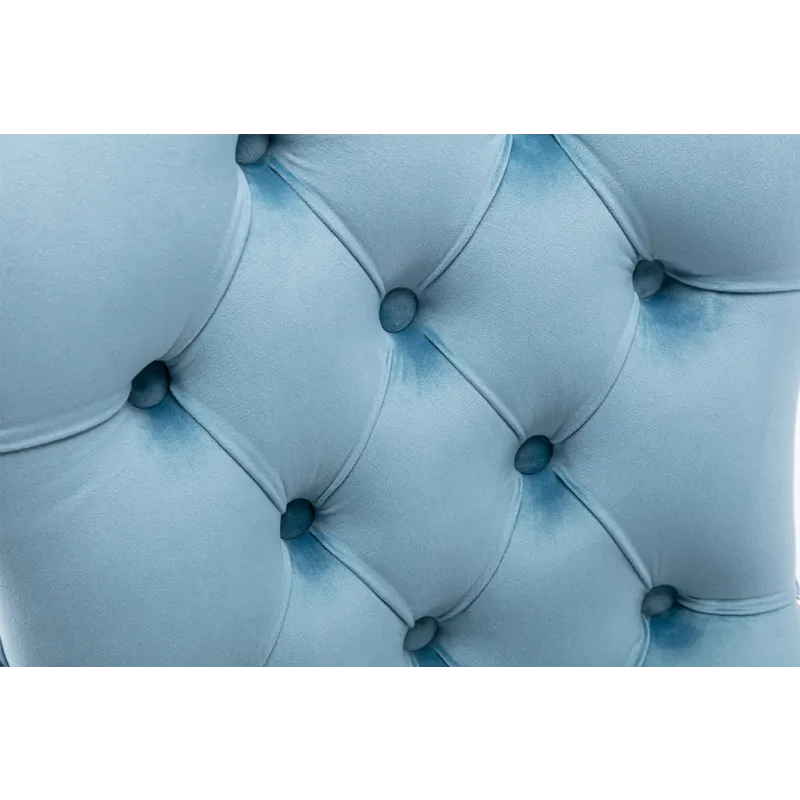 Nikki - Modern, High-End Tufted Solid Wood Contemporary Velvet Upholstered Dining Chair With Wood Le