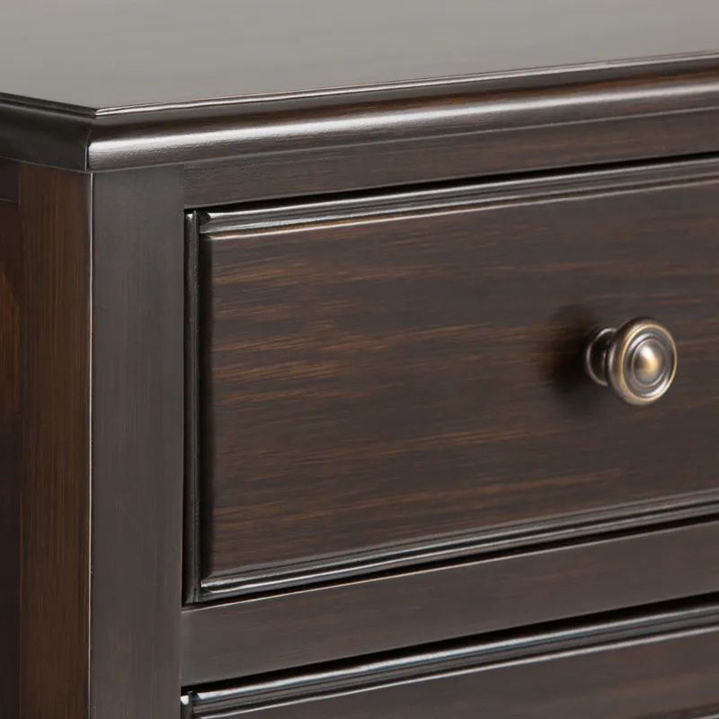Connaught - Entryway Storage Cabinet - Dark Chestnut Brown