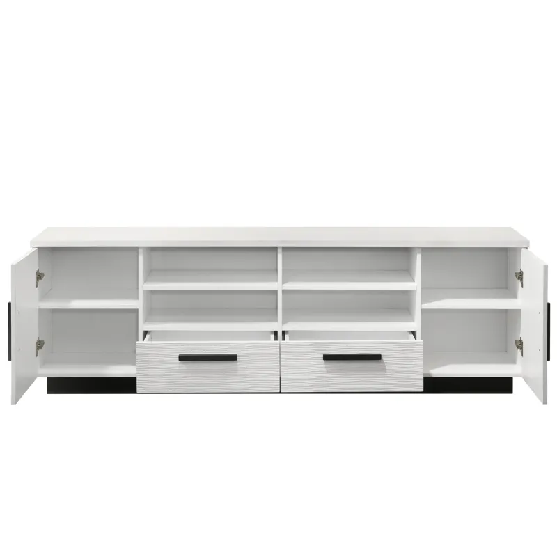 Matilda - TV Stand With Drawers - White Finish